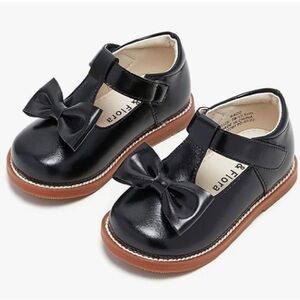 Black Kids Shoes with Bow by Felix &Flora